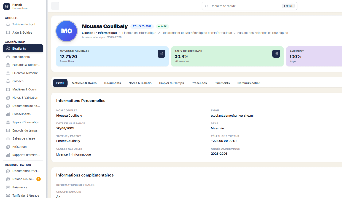 Zanga School -  Logiciel de Gestion Scolaire