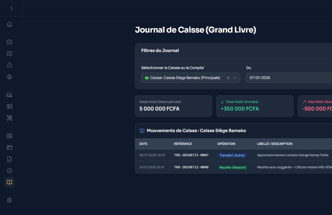 Zanga Fleet — Logiciel de Gestion de Flotte & Transport