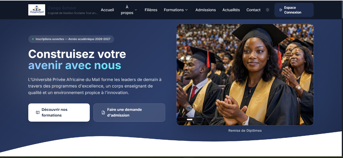 Zanga School -  Logiciel de Gestion Scolaire