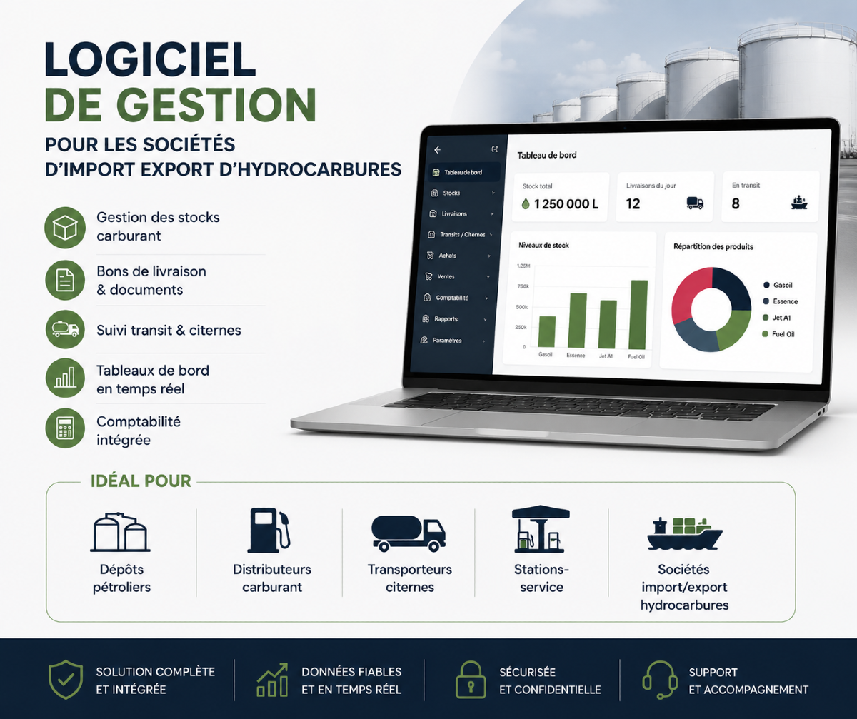 Petro Zanga — Logiciel de Gestion Intégré pour Sociétés Pétrolières