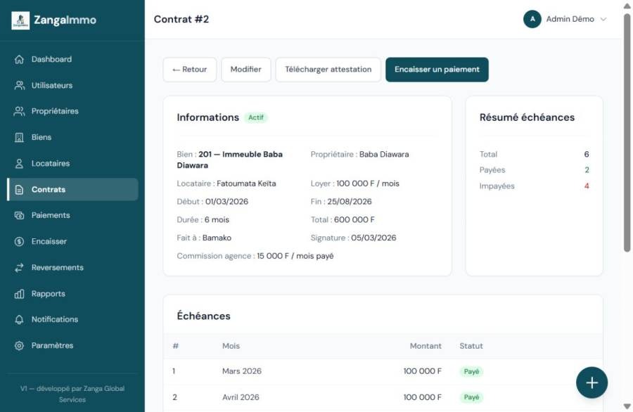 ZangaImmo — Le logiciel de gestion pour agences immobilières