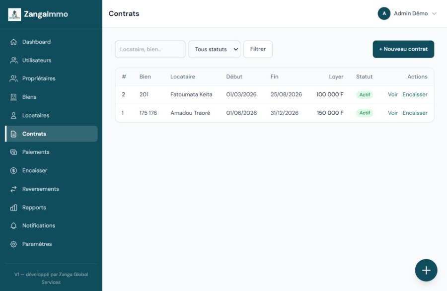 ZangaImmo — Le logiciel de gestion pour agences immobilières
