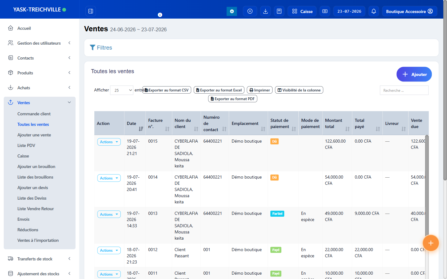 Logiciel Gestion de stock - ZangaPro
