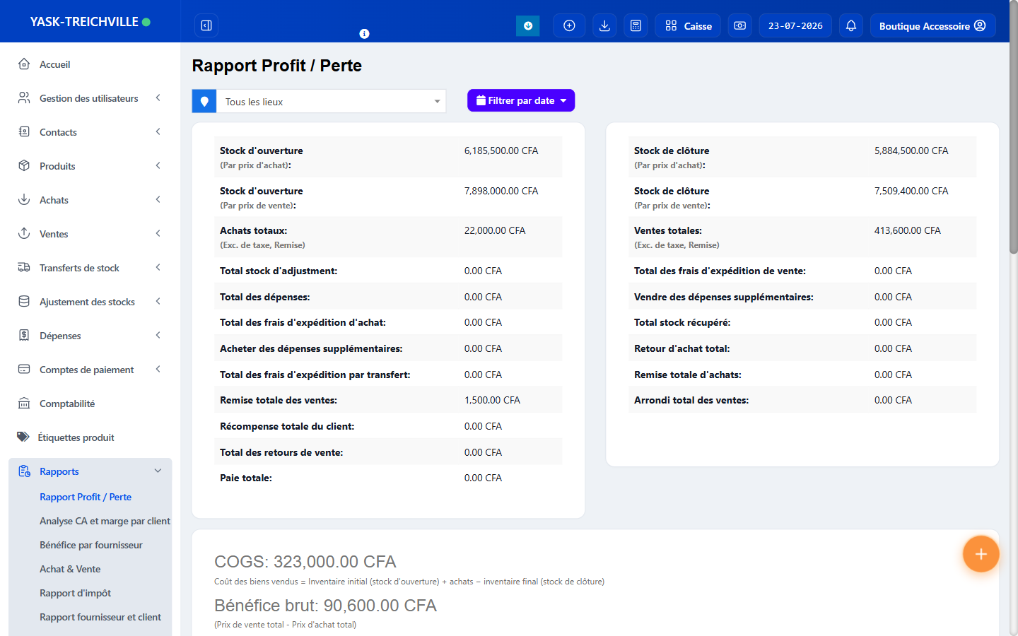 Logiciel Gestion de stock - ZangaPro