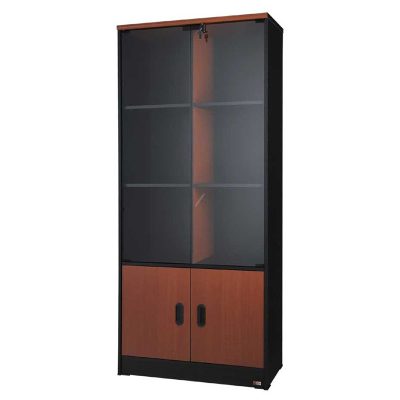 Armoire Bibliothèque à porte vitrée AV8Z