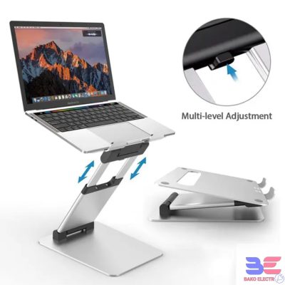 Support d’ordinateur portable en aluminium pour convertisseur de support d’ordinateur portable ergonomique réglable en hauteur