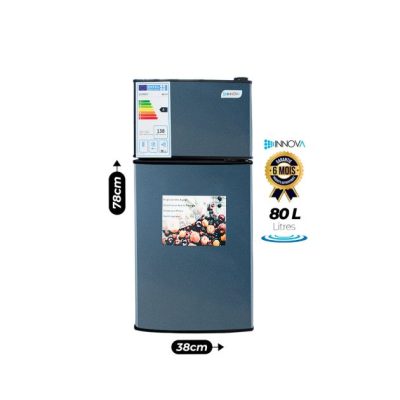 Réfrigérateur double battant – INNOVA – IN112 – 80 litres – Classe énergétique A+ SGM35